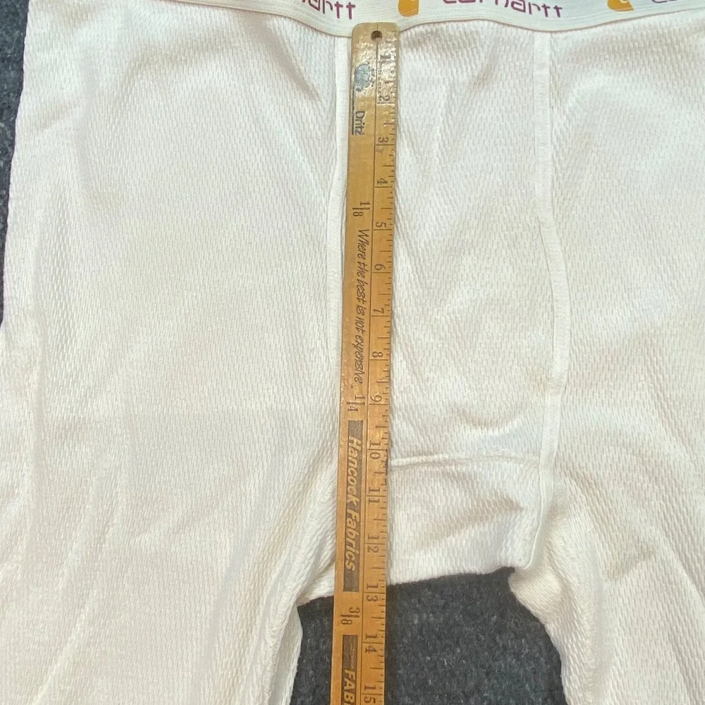 Carhartt Thermal Long Johns Sz 2XL Mens White Waffle Knit Base Layer K57 Pants
